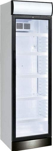 Kühlschrank mit Glastür und Leuchtaufsatz - L 372 GLKv-LED - Esta