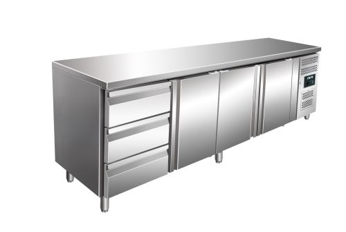 Kühltisch inkl. 3er- Schubladenset Modell KYLJA 4130 TN