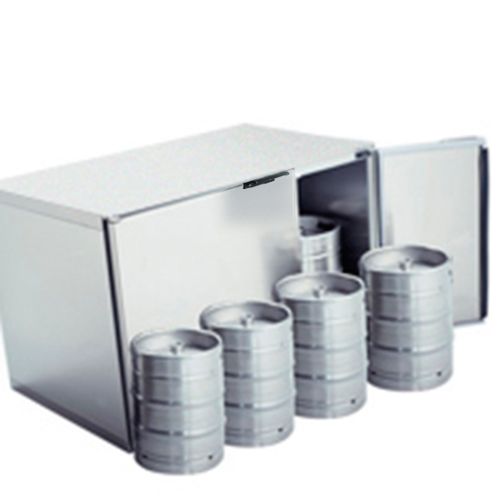 Fässerkühlbox 8x 50 Liter aus Edelstahl, ohne Kühlaggregat