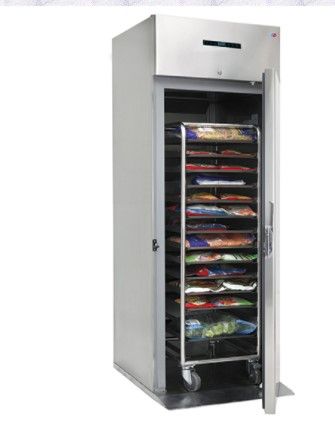 Kühlschrank Roll-In 700 Liter aus Edelstahl, GN 2/1, -2°/+8°C