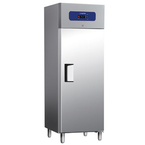 Kühlschrank 400 Liter aus Edelstahl, 460x485 mm, -2°/+8°C