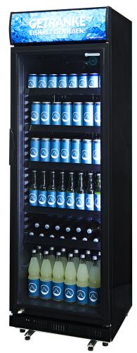 Gastro-Cool - Gewerbekühlschrank - schwarz - GCGD400