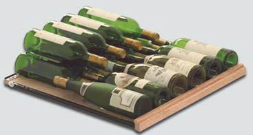 Gleitregal für Standardflaschen für CAVISPACE  Weinkühlzelle