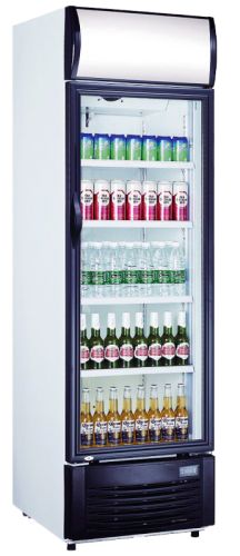 SARO Getränkekühlschrank mit Werbetafel Modell GTK 382